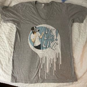 Livelavalive Mitchell Davis vneck American apparel